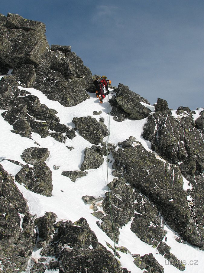 tatry 283.jpg - Martin zdolává hřeben Kupoly.